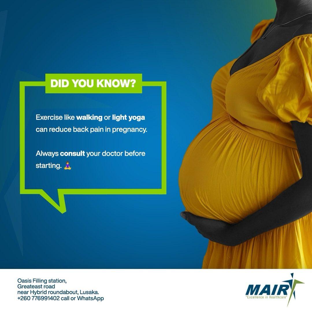 Pregnancy health tip from Mair