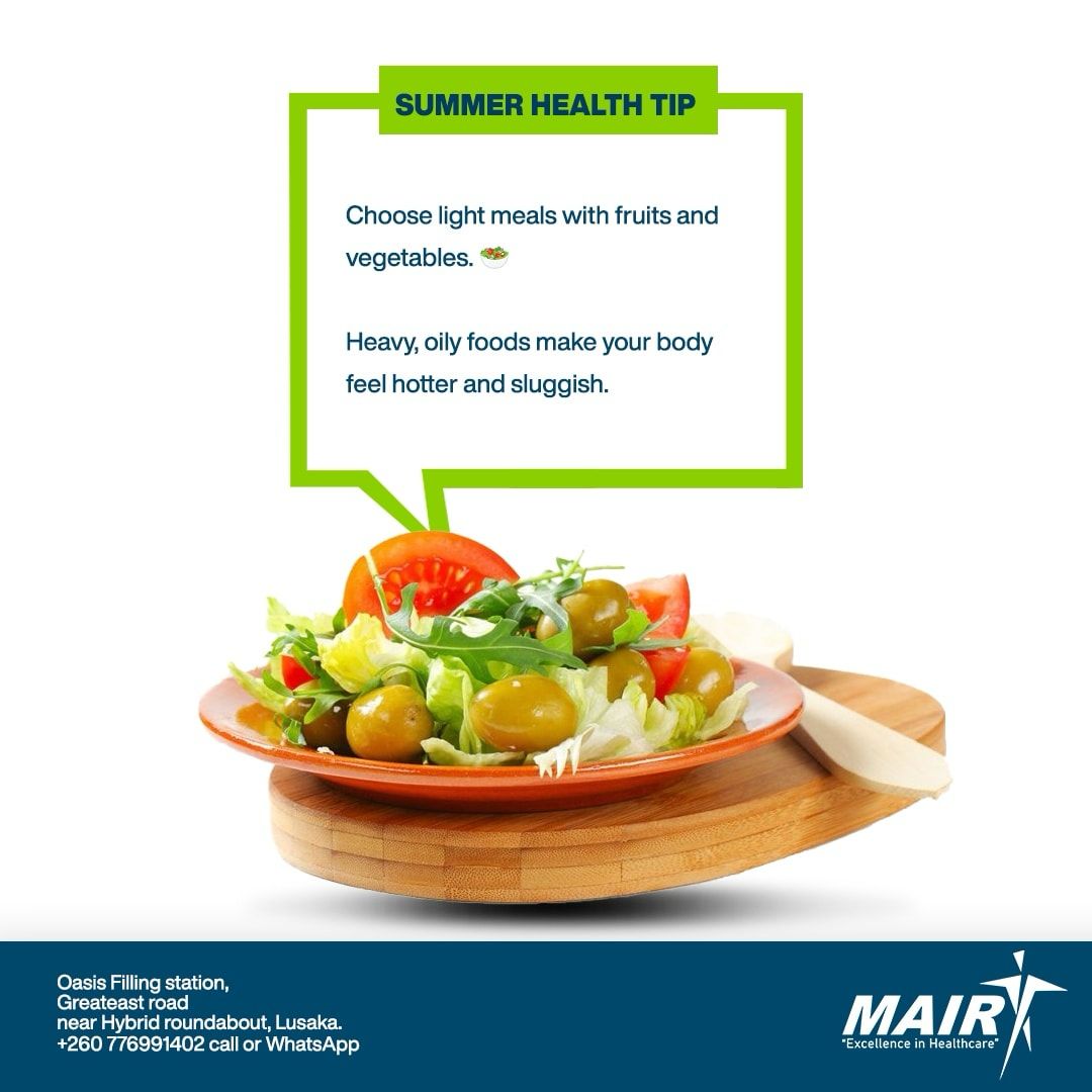 Summer health tip from Mair